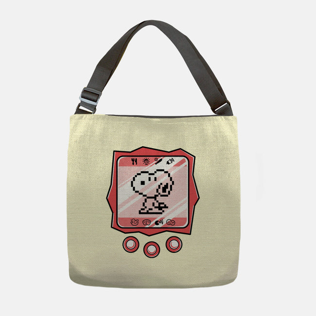 Virtual Beagle-None-Adjustable Tote-Bag-estudiofitas