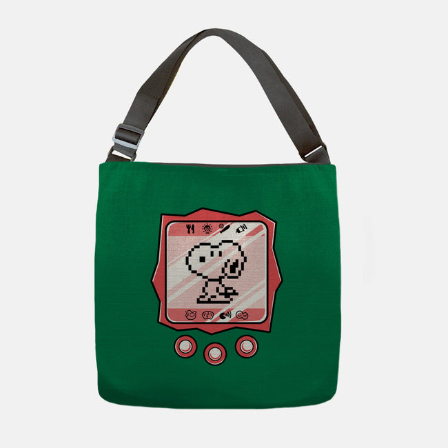 Virtual Beagle-None-Adjustable Tote-Bag-estudiofitas