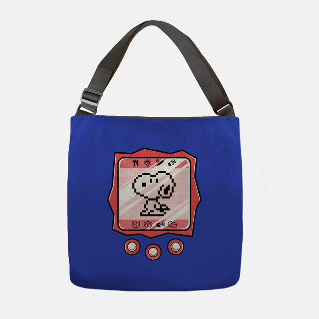 Virtual Beagle-None-Adjustable Tote-Bag-estudiofitas