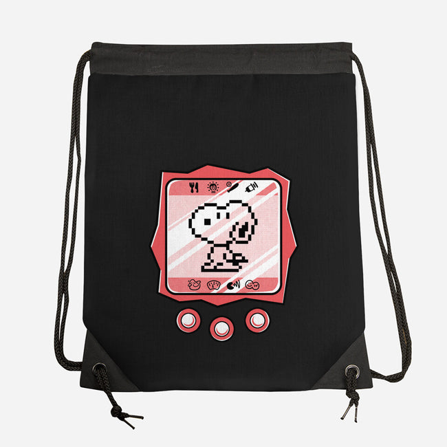 Virtual Beagle-None-Drawstring-Bag-estudiofitas