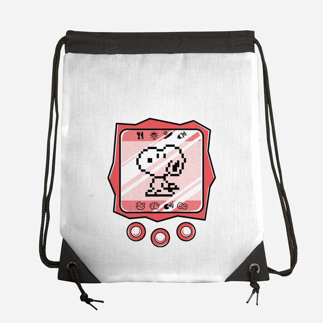 Virtual Beagle-None-Drawstring-Bag-estudiofitas
