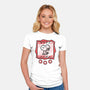 Virtual Beagle-Womens-Fitted-Tee-estudiofitas