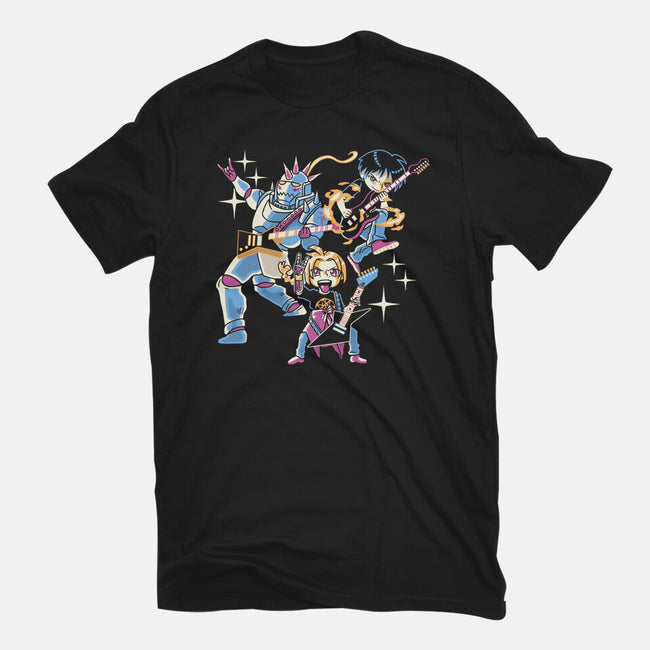 Fullmetal Guitarists-Womens-Fitted-Tee-naomori