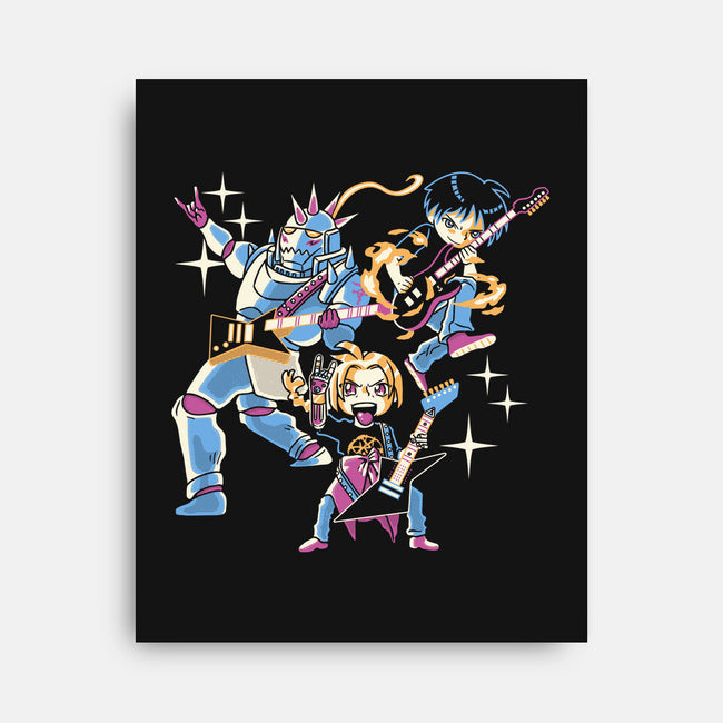 Fullmetal Guitarists-None-Stretched-Canvas-naomori