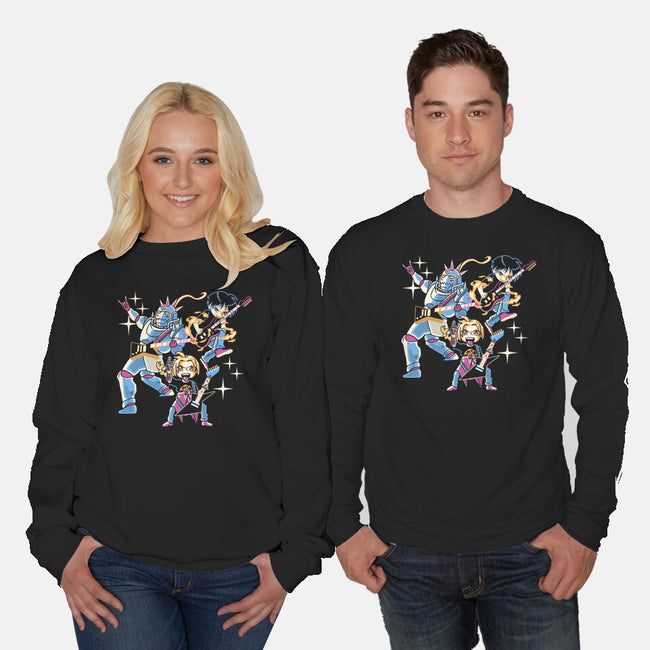 Fullmetal Guitarists-Unisex-Crew Neck-Sweatshirt-naomori
