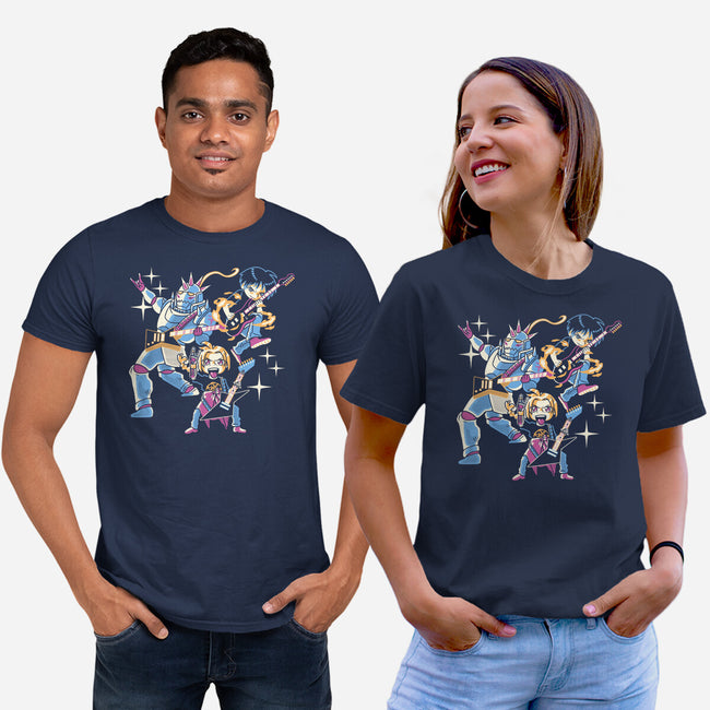 Fullmetal Guitarists-Unisex-Basic-Tee-naomori