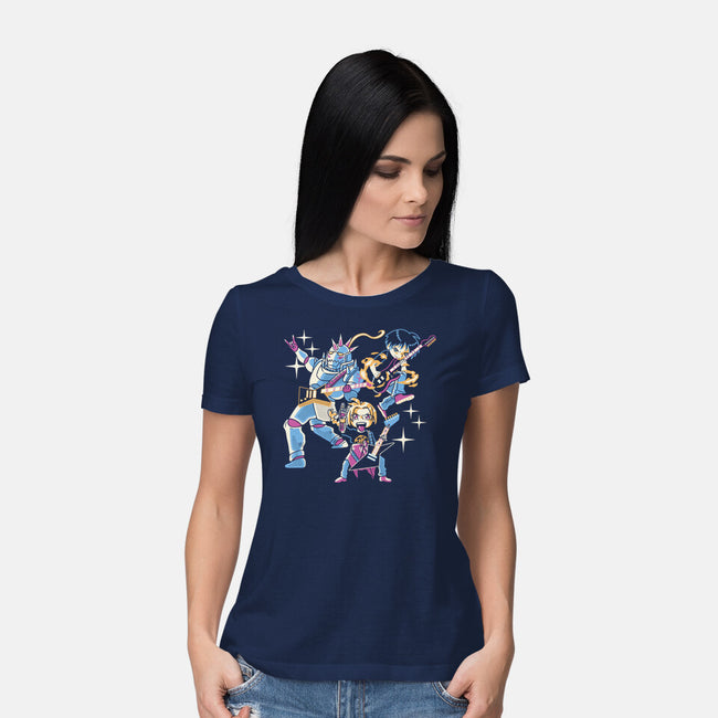 Fullmetal Guitarists-Womens-Basic-Tee-naomori