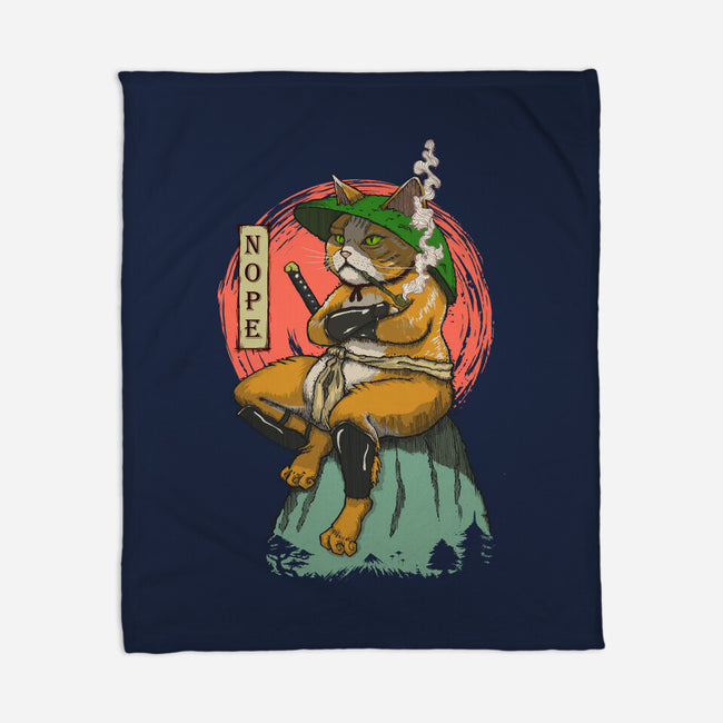 Nopejima Sensei-None-Fleece-Blanket-Ionfox