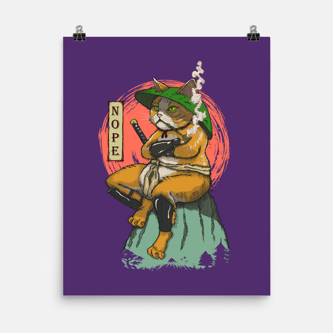 Nopejima Sensei-None-Matte-Poster-Ionfox