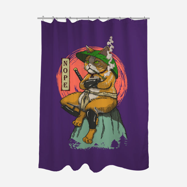 Nopejima Sensei-None-Polyester-Shower Curtain-Ionfox