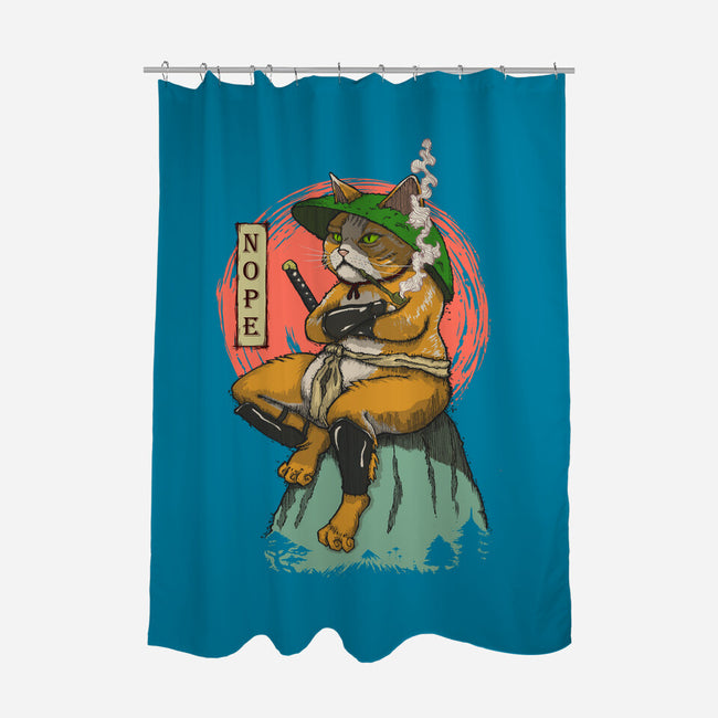 Nopejima Sensei-None-Polyester-Shower Curtain-Ionfox
