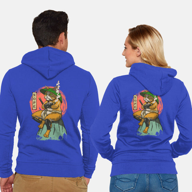 Nopejima Sensei-Unisex-Zip-Up-Sweatshirt-Ionfox