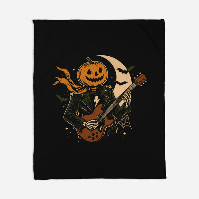 Rock Or Treat-None-Fleece-Blanket-Eoli Studio