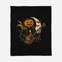 Rock Or Treat-None-Fleece-Blanket-Eoli Studio