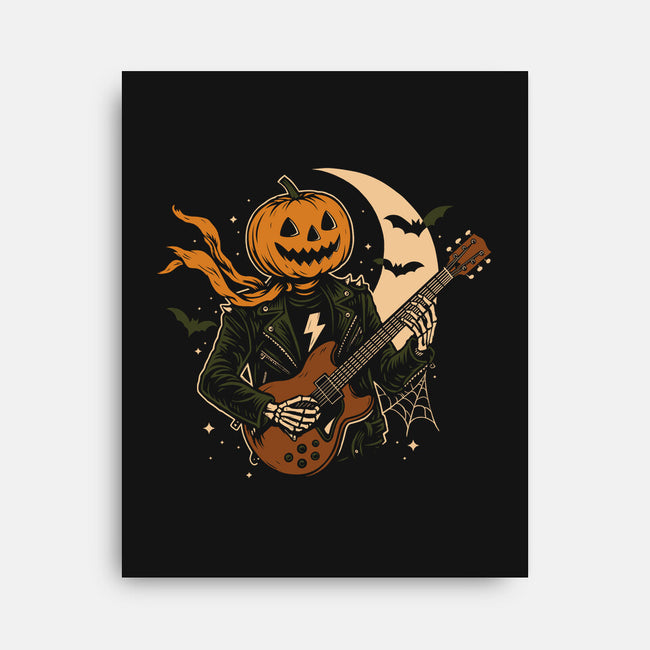 Rock Or Treat-None-Stretched-Canvas-Eoli Studio
