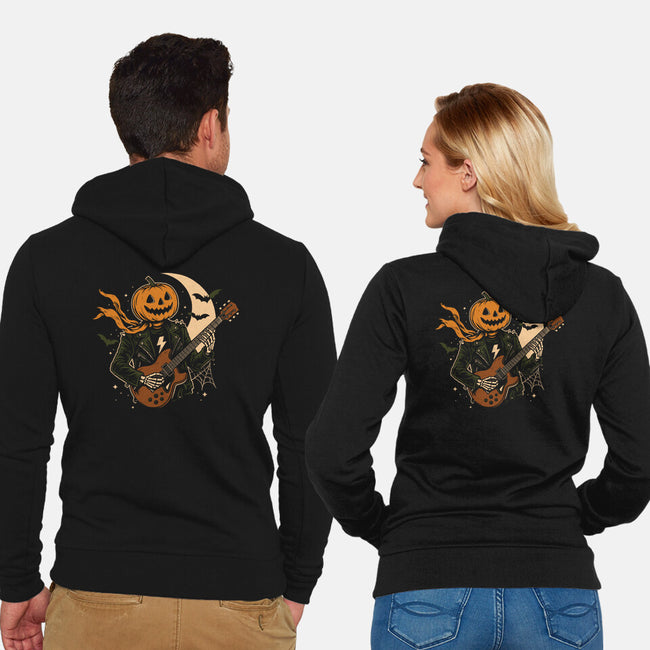 Rock Or Treat-Unisex-Zip-Up-Sweatshirt-Eoli Studio