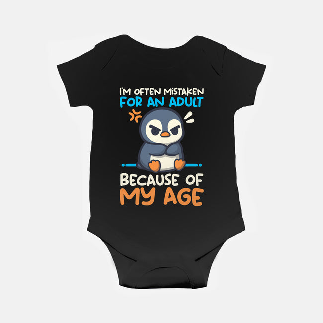 Often Mistaken For An Adult-Baby-Basic-Onesie-NemiMakeit