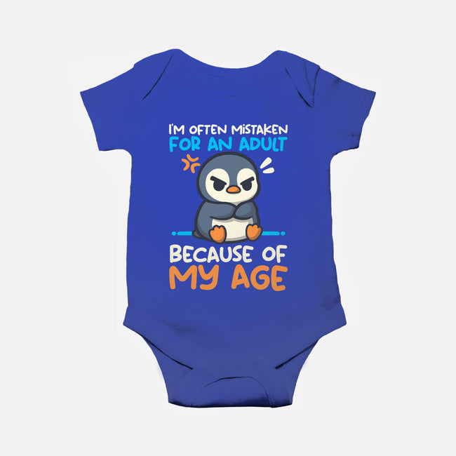 Often Mistaken For An Adult-Baby-Basic-Onesie-NemiMakeit