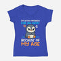 Often Mistaken For An Adult-Womens-V-Neck-Tee-NemiMakeit