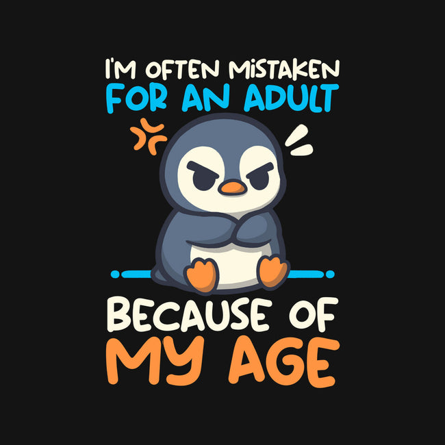 Often Mistaken For An Adult-Youth-Crew Neck-Sweatshirt-NemiMakeit