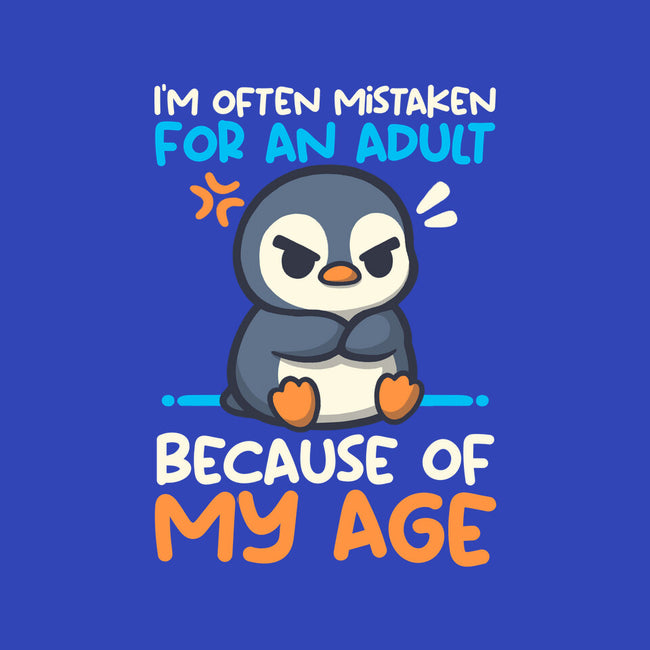 Often Mistaken For An Adult-None-Glossy-Sticker-NemiMakeit