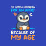 Often Mistaken For An Adult-None-Glossy-Sticker-NemiMakeit