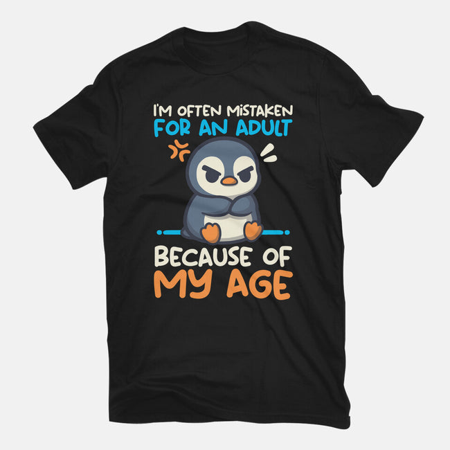 Often Mistaken For An Adult-Womens-Fitted-Tee-NemiMakeit