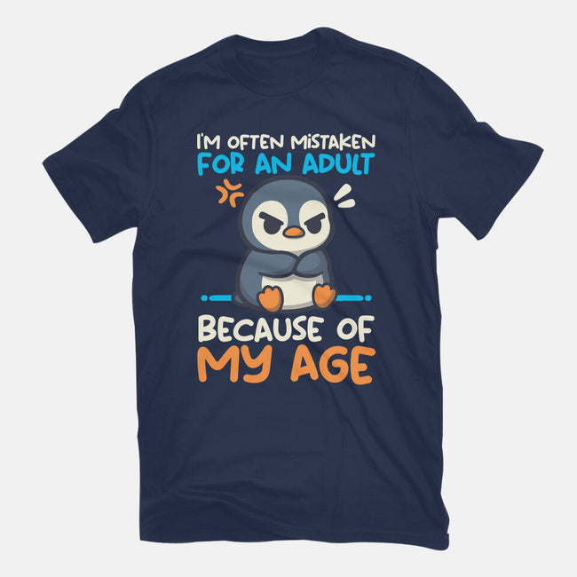 Often Mistaken For An Adult-Womens-Fitted-Tee-NemiMakeit