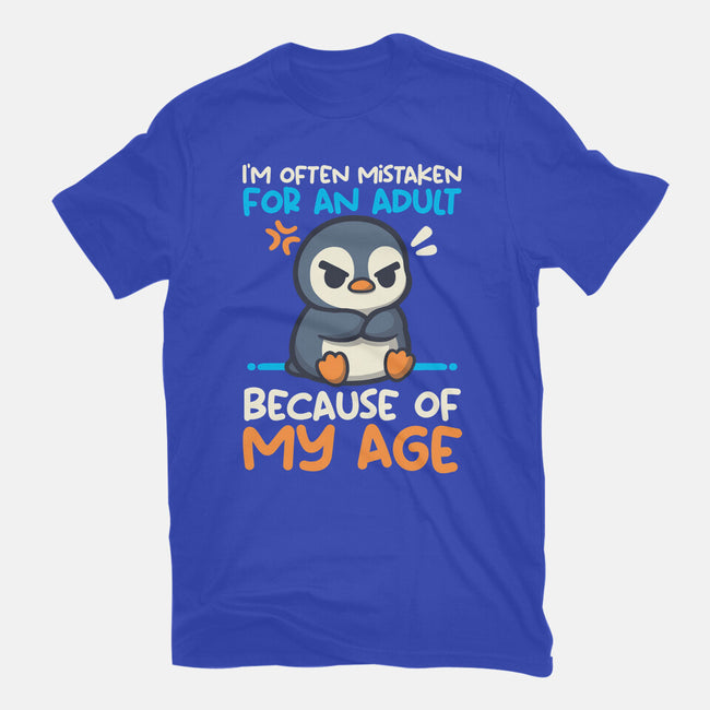 Often Mistaken For An Adult-Womens-Fitted-Tee-NemiMakeit