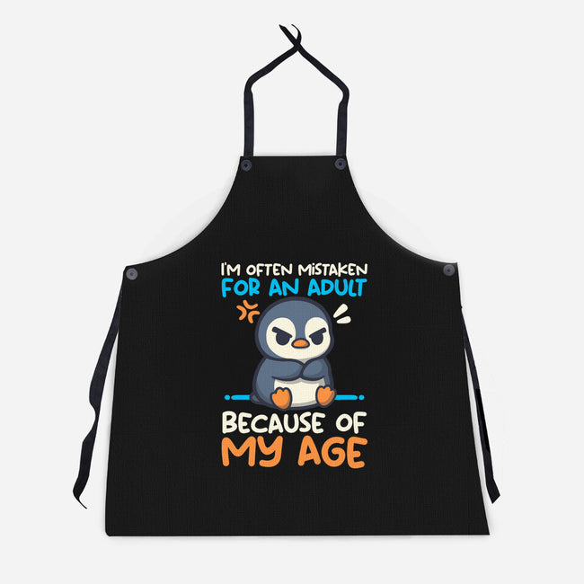 Often Mistaken For An Adult-Unisex-Kitchen-Apron-NemiMakeit