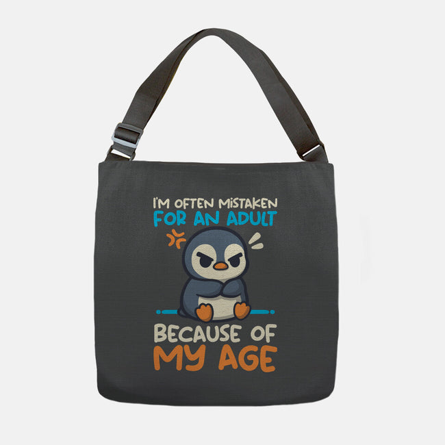 Often Mistaken For An Adult-None-Adjustable Tote-Bag-NemiMakeit