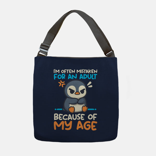 Often Mistaken For An Adult-None-Adjustable Tote-Bag-NemiMakeit