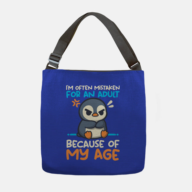 Often Mistaken For An Adult-None-Adjustable Tote-Bag-NemiMakeit