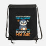 Often Mistaken For An Adult-None-Drawstring-Bag-NemiMakeit
