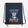 Often Mistaken For An Adult-None-Drawstring-Bag-NemiMakeit