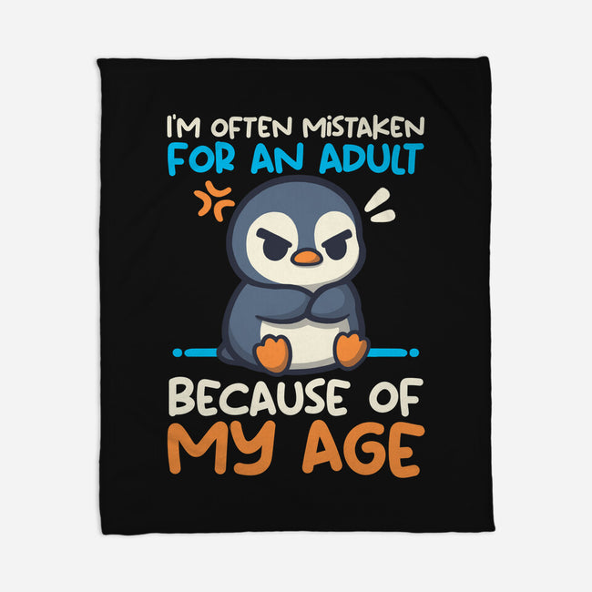 Often Mistaken For An Adult-None-Fleece-Blanket-NemiMakeit