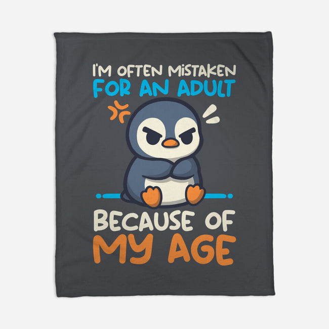 Often Mistaken For An Adult-None-Fleece-Blanket-NemiMakeit