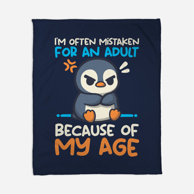 Often Mistaken For An Adult-None-Fleece-Blanket-NemiMakeit