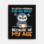 Often Mistaken For An Adult-None-Stretched-Canvas-NemiMakeit
