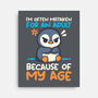 Often Mistaken For An Adult-None-Stretched-Canvas-NemiMakeit