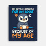 Often Mistaken For An Adult-None-Stretched-Canvas-NemiMakeit
