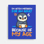 Often Mistaken For An Adult-None-Stretched-Canvas-NemiMakeit