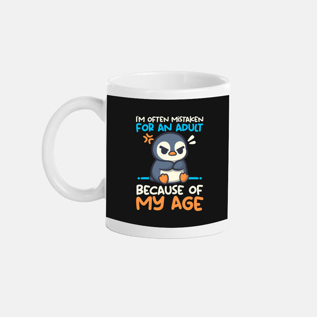 Often Mistaken For An Adult-None-Mug-Drinkware-NemiMakeit