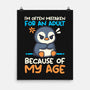 Often Mistaken For An Adult-None-Matte-Poster-NemiMakeit