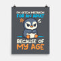 Often Mistaken For An Adult-None-Matte-Poster-NemiMakeit