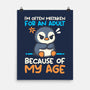 Often Mistaken For An Adult-None-Matte-Poster-NemiMakeit