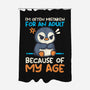Often Mistaken For An Adult-None-Polyester-Shower Curtain-NemiMakeit