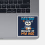 Often Mistaken For An Adult-None-Glossy-Sticker-NemiMakeit