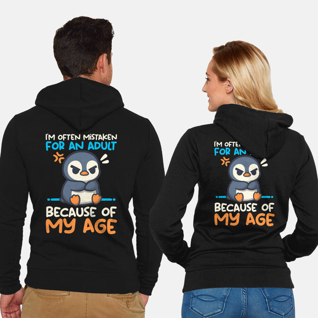 Often Mistaken For An Adult-Unisex-Zip-Up-Sweatshirt-NemiMakeit