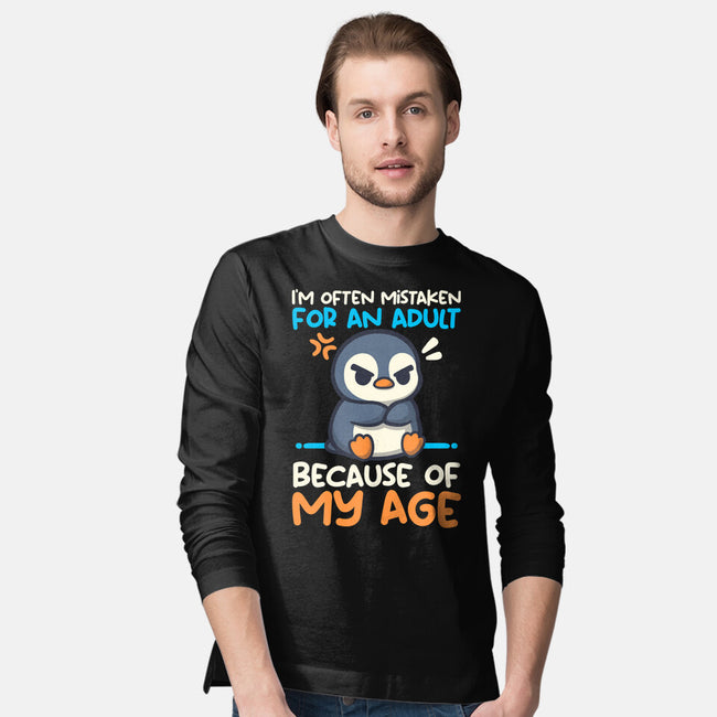 Often Mistaken For An Adult-Mens-Long Sleeved-Tee-NemiMakeit